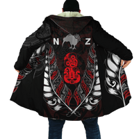 Aotearoa New Zealand Maori Silver Fern Hei Tiki Kiwi Cloak Unisex Art - Polynesian Pride