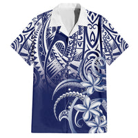 Polynesian Pride Hawaiian Shirt Polynesia Tribal Royal Blue LT14 Blue - Polynesian Pride
