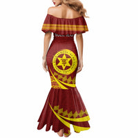 Personalised Tonga High School Mermaid Dress Happy 77 Years Anniversary LT14 - Polynesian Pride