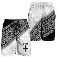 2026 Autumn Rugby Nations Fiji Shorts for Men Fijian Tapa Tribal Lauhala Inspired LT9 - Polynesian Pride