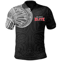 CUSTOMER REQUEST- wjh3006 - 13/12/2024 - Polo Shirt - LT14 Black - Polynesian Pride