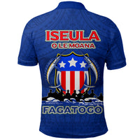 American Samoa Polo Shirt Iseula o le Moana of Fagatogo Pride Navy Color LT03 - Polynesian Pride