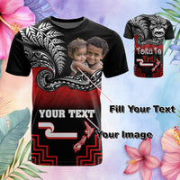 Custom Photo Aotearoa Toitu Te Tiriti T Shirt New Zealand Honour the Treaty - Fight Together