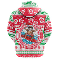 Custom Photo Polynesian Christmas Hoodie - Polynesian Pride