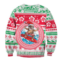 Custom Photo Polynesian Christmas Sweatshirt - Polynesian Pride