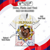 Custom Photo Philippines Independence Day Hawaiian Shirt Maligayang Araw ng Kalayaan Barong Patterns