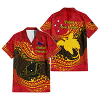 Custom Papua New Guinea Provinces Hawaiian Shirt Symbol Flag Polynesian Pattern - Polynesian Pride