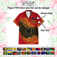 Custom Papua New Guinea Provinces Hawaiian Shirt Symbol Flag Polynesian Pattern CTM05 - Polynesian Pride