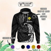 Custom AAPI Heritage Month Hoodie Polynesian Tribal Wave CTM05 - Polynesian Pride