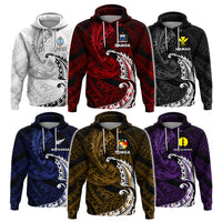 Custom AAPI Heritage Month Hoodie Polynesian Tribal Wave CTM05 - Polynesian Pride