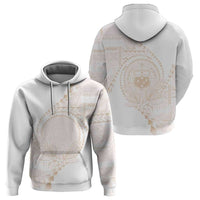Custom Photo Samoa White Sunday Hoodie Lotu Tamaiti Teuila With Samoan Siapo CTM05
