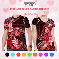 Custom Polynesian Valentine T shirt In Our Kingdom Love Reigns Forever CTM05 - Polynesian Pride