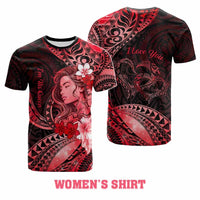 Custom Polynesian Valentine T shirt In Our Kingdom Love Reigns Forever CTM05 - Polynesian Pride