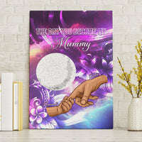 Custom Polynesian Family Star Map Canvas Wall Art The Day You Became My Parent CTM05 Without Frame Galaxy - Polynesian Pride