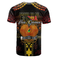 Custom Photo Papua New Guinea Provinces T Shirt Symbol Flag Sepik Blue Orchid Motifs CTM05 - Polynesian Pride
