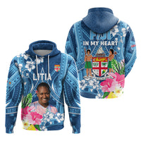 Custom Photo Love Fiji Hoodie Fiji In My Heart Tapa Pattern