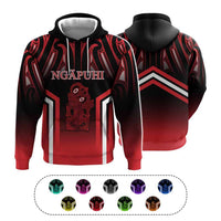 New Zealand Aotearoa Iwi Personalised Text Hoodie Maori Hei Tiki Special Style CTM05 Multicolor - Polynesian Pride