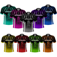 New Zealand Aotearoa Iwi Personalised Text Polo Shirt Maori Hei Tiki Special Style CTM05 - Polynesian Pride