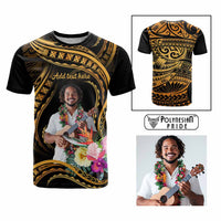 Custom Photo Pacific Tribal Tattoo T shirt with Flowers Bouquet CTM09 Multicolor - Polynesian Pride
