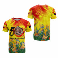 Custom Photo Papua Niugini Hapi 50th Indipendens T Shirt Year of PNG 1975-2025
