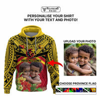 Custom Photo Provinces of Papua New Guinea 50th Years Hoodie Hapi De bilong Indipendens