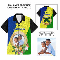 Malampa Province Custom Hawaiian Shirt With Photo Vanuatuan Boar's Tusk Flag Multicolored CTM09 Multicolor - Polynesian Pride