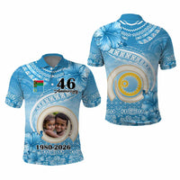 Custom Photo Sanma Province Polo Shirt Vanuatu Yumi Indipendens Dei