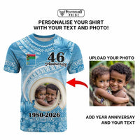 Custom Photo Sanma Province T Shirt Vanuatu Yumi Indipendens Dei CTM09 - Polynesian Pride