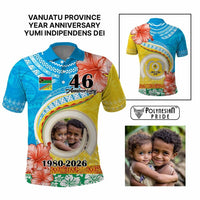 Custom Photo Torba Province Polo Shirt Vanuatu Yumi Indipendens Dei CTM09 Multicolor - Polynesian Pride