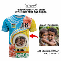Custom Photo Torba Province T Shirt Vanuatu Yumi Indipendens Dei CTM09 - Polynesian Pride