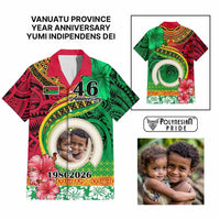 Custom Photo Vanuatu Year Anniversary Hawaiian Shirt Yumi Indipendens Dei CTM09 Multicolor - Polynesian Pride