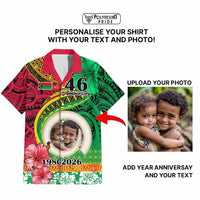 Custom Photo Vanuatu Year Anniversary Hawaiian Shirt Yumi Indipendens Dei CTM09 - Polynesian Pride