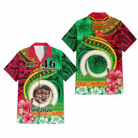 Custom Photo Vanuatu Year Anniversary Hawaiian Shirt Yumi Indipendens Dei CTM09 - Polynesian Pride