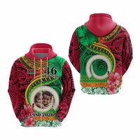 Custom Photo Vanuatu Year Anniversary Hoodie Yumi Indipendens Dei CTM09 - Polynesian Pride