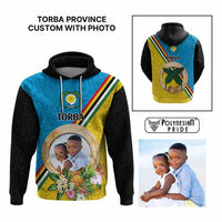 Torba Province Custom Hoodie With Photo Vanuatuan Boar's Tusk Flag Multicolored CTM09 Multicolor - Polynesian Pride