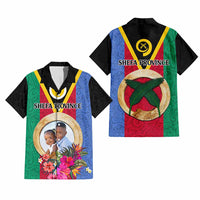 Shefa Province Custom Hawaiian Shirt With Photo Vanuatuan Boar's Tusk Flag Multicolored CTM09 - Polynesian Pride
