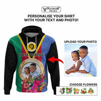 Shefa Province Custom Hoodie With Photo Vanuatuan Boar's Tusk Flag Multicolored