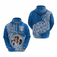 Custom Photo Tonga Back To School Hoodie Polynesian Ngatu Tribal CTM09 - Polynesian Pride