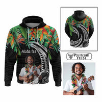 Custom Photo Polynesian Tribal Tattoo with Tropical Vibe Hoodie CTM09 Multicolor - Polynesian Pride