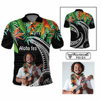 Custom Photo Polynesian Tribal Tattoo with Tropical Vibe Polo Shirt CTM09 Multicolor - Polynesian Pride