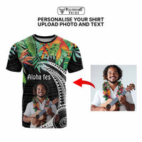 Custom Photo Polynesian Tribal Tattoo with Tropical Vibe T Shirt CTM09 - Polynesian Pride