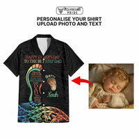 Custom Happy Father's Day - The Best Step Dad Hawaiian Shirt Polynesian Tribal Tatoo CTM09 - Polynesian Pride