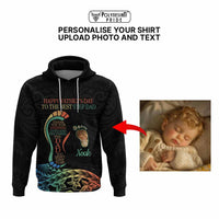 Custom Happy Father's Day - The Best Step Dad Hoodie Polynesian Tribal Tatoo CTM09 - Polynesian Pride