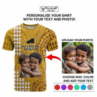 Custom Island of Hawaii T Shirt Kakau Mixed Polynesian Tribal CTM09 - Polynesian Pride