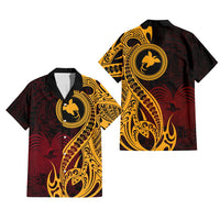 Custom Provinces of Papua New Guinea Hawaiian Shirt Bird of Paradise Polynesian Tribal - Polynesian Pride