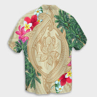 Hawaii Kanaka Maoli Palm Trees Turtle And Sharks Hawaiian Shirt KID - Polynesian Pride