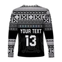 (Custom Text and Number) Fiji Rugby Long Sleeve Shirt Lifestyle 2022 Flying Fijians LT13 - Polynesian Pride