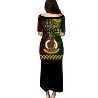 Polynesian Pride Father Day Vanuatu Puletasi Dress I Love You Dad Reggae Version LT14 - Polynesian Pride