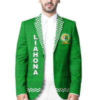 Tonga Liahona High School Blazer Simple Style - Green LT8 Unisex Light Green - Polynesian Pride