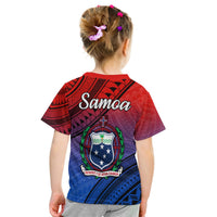 Custom Samoa T Shirt Style Gradient Sporty Original LT13 - Polynesian Pride